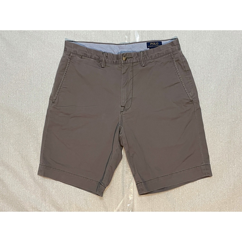 Polo Ralph Lauren Gray Khaki Mens Chino Shorts 30